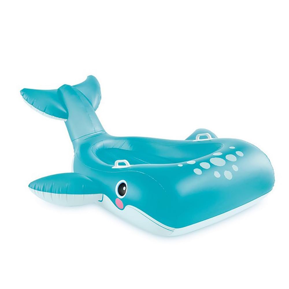 Amazon.co.jp: Intex ブルークジラ ライドオンスライド 膨らませ
